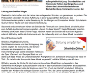 Pressestimme der Schwäbischen Zeitung 14.03.2012